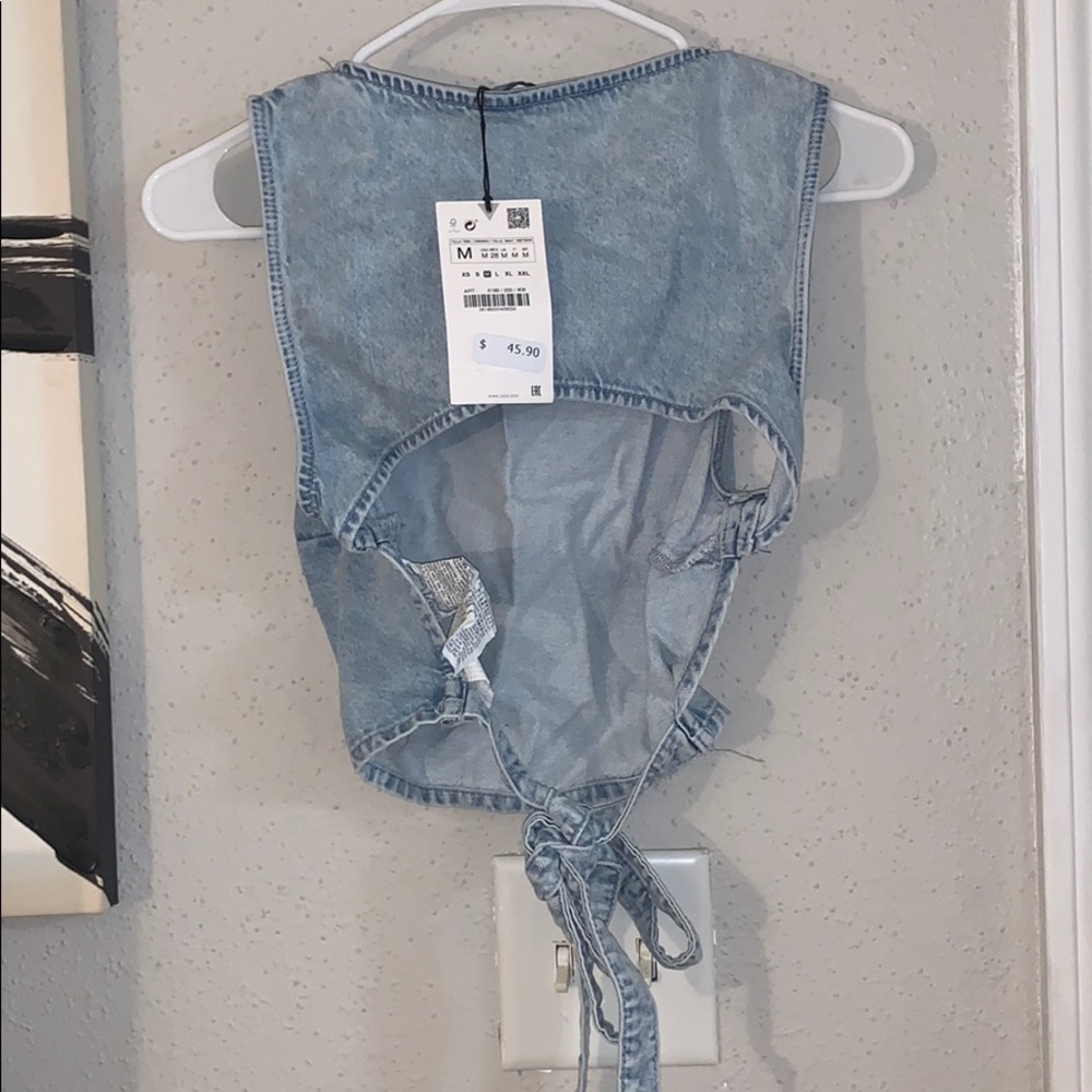 Denim top